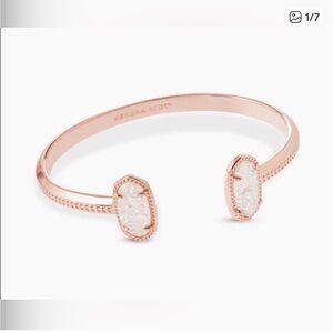 Kendra Scott Elton Rose Gold Adjustable Cuff Bracelet